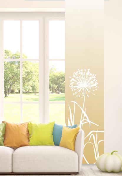 Flächenvorhang Allium 24 gold   Vorhänge